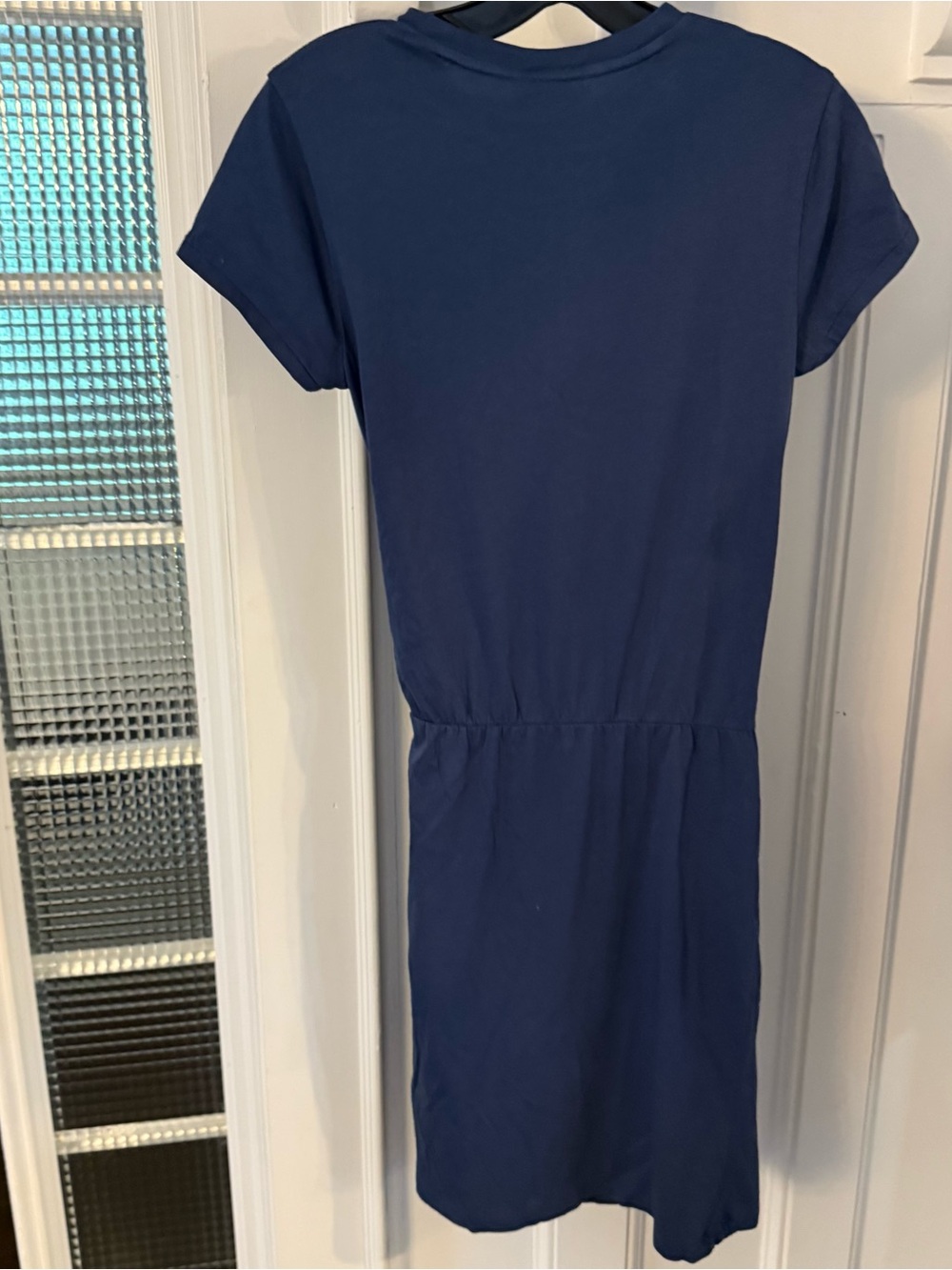Polo Ralph Lauren Women’s Wrap T-Shirt Dress Navy Blue Tie Waist Sz S/P NWT - Picture 7 of 14